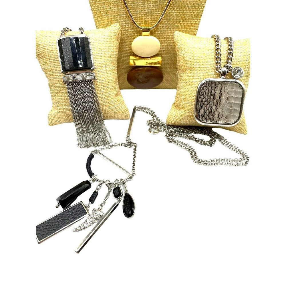Lot of Vintage to Modern Long Designer Necklces - Picture 2 of 11